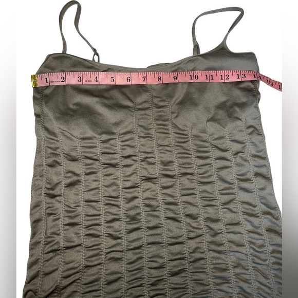 Merona Seamless Cami, Olive, size L - Picture 7 of 8